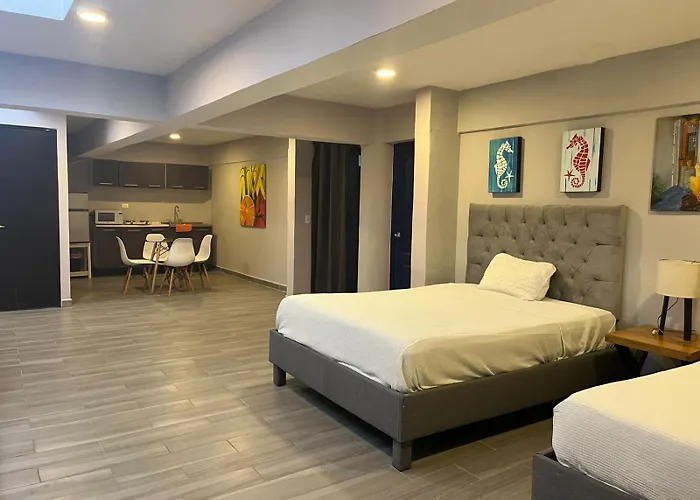 Amplio Estudio Frente Al Mar En A5 Apartment Cozumel